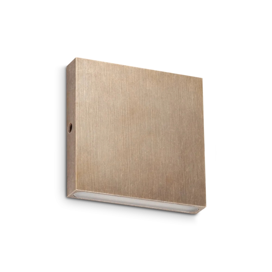 Ideal Lux - LED ulkoseinävalaisin POST-IT LED/3W/12V CRI 90 messinki