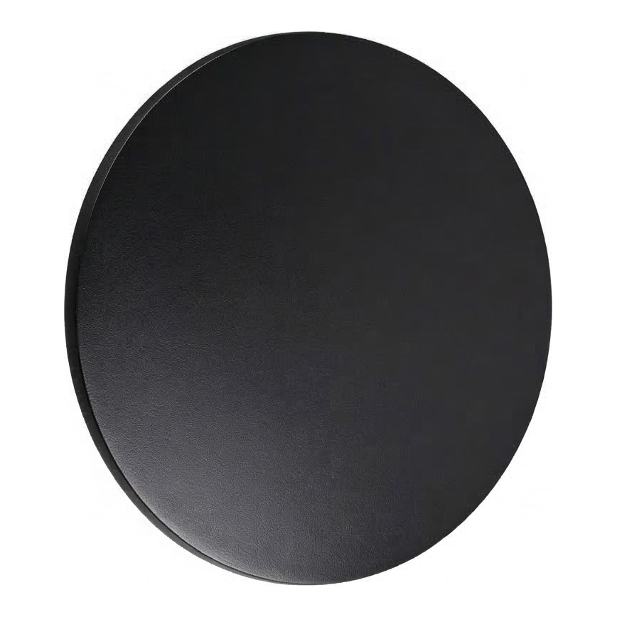 Ideal Lux - LED-ulkoseinävalaisin PUNTO LED/12W/230V CRI 90 Ø 24 cm IP54 musta