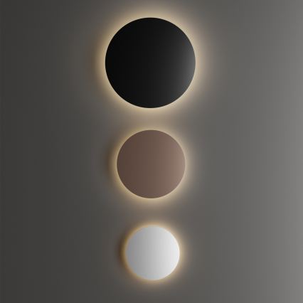 Ideal Lux - LED-ulkoseinävalaisin PUNTO LED/16W/230V CRI 90 halkaisija 30 cm IP54 ruskea