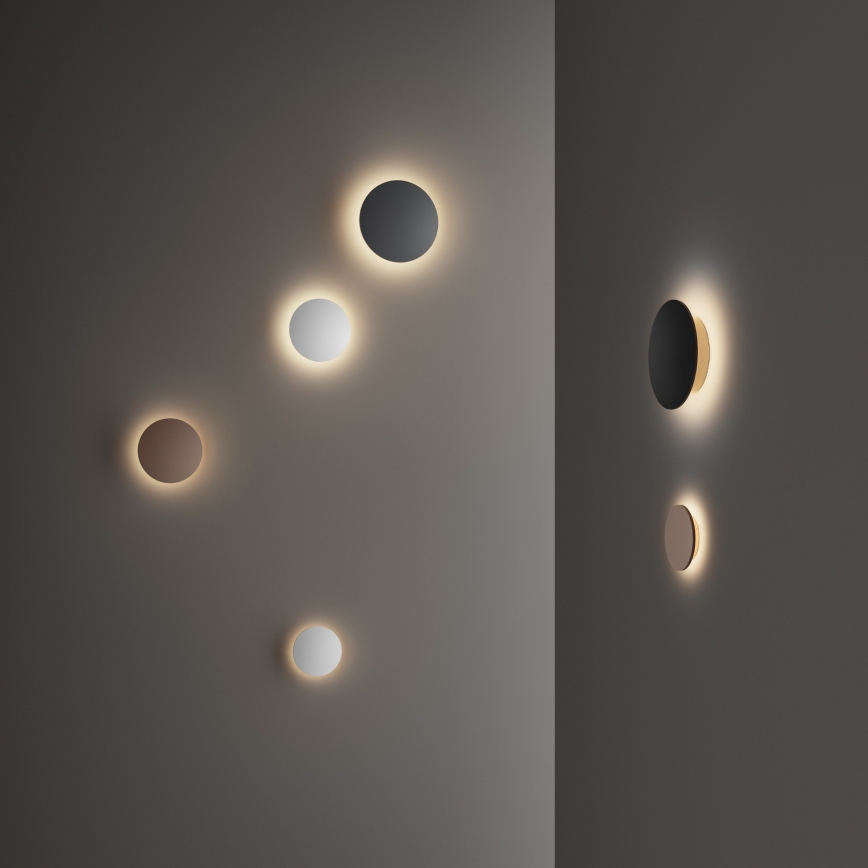 Ideal Lux - LED ulkoseinävalaisin PUNTO LED/9W/230V CRI 90 Ø 18 cm IP54 antrasiitti