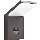 Ideal Lux - LED-ulkovalaisin anturilla STYLE LED/9W/230V 4000K CRI 90 IP54 antrasiitti