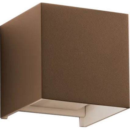 Ideal Lux - LED-ulkovalaisin ATOM 12W/230V CRI 90 IP54, ruskea