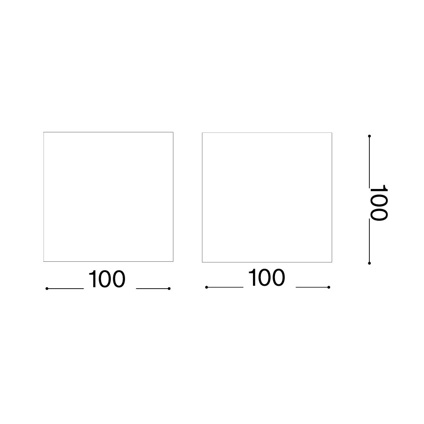 Ideal Lux - LED-ulkovalaisin ATOM 12W/230V CRI 90 IP54, ruskea