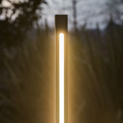 Ideal Lux - LED-ulkovalaisin JEDI LED/12W/230V 80 cm CRI 90 IP65 antrasiitti