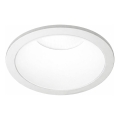 Ideal Lux - LED-upotettava alasvalo GAME TRIM LED/11W/230V 3000K CRI 90 halkaisija 8,5 cm IP40 valkoinen