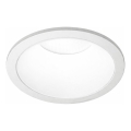 Ideal Lux - LED-upotettava kattovalaisin GAME TRIM LED/11W/230V 4000K Ra 90 Ø 8,5 cm IP40 valkoinen