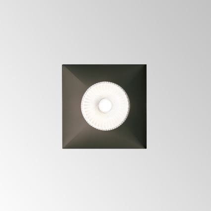 Ideal Lux - LED-upotettava alasvalo GAME TRIM LED/11W/230V 3000K CRI 90 8,4x8,4 cm IP40 musta