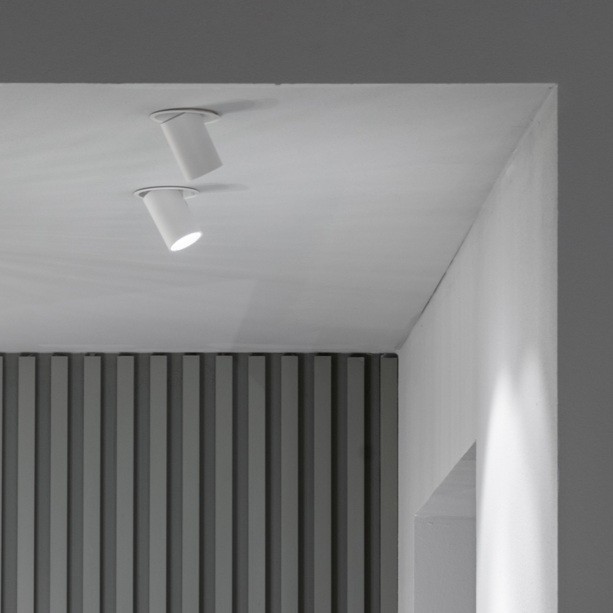Ideal Lux - LED-upotettava kohdevalaisin NOVA LED/12W/230V 3000K CRI 90 Ø 10 cm valkoinen