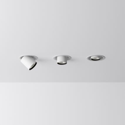 Ideal Lux - LED-upotettava alasvalo NOVA LED/30W/230V 3000K CRI 90 halkaisija 15,4 cm valkoinen