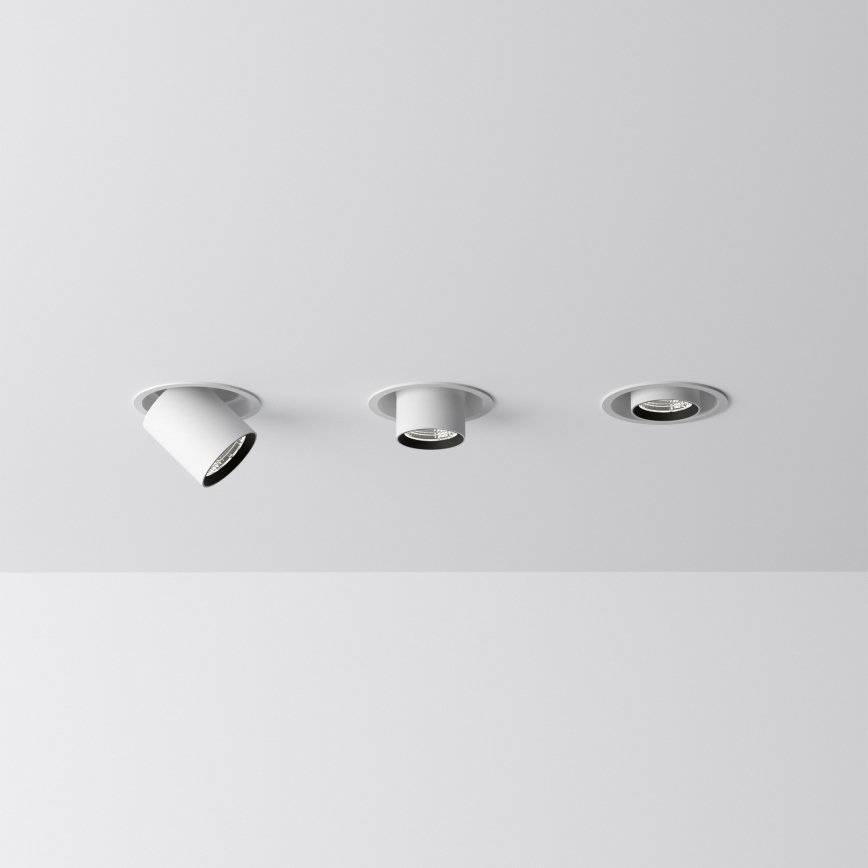 Ideal Lux - LED-upotettava alasvalo NOVA LED/30W/230V 3000K CRI 90 halkaisija 15,4 cm valkoinen