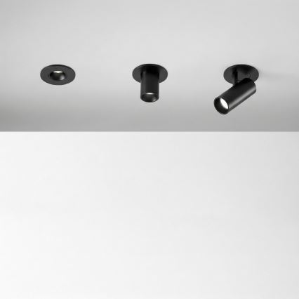 Ideal Lux - LED upotettava kohdevalaisin NOVA LED/6W/230V 3000K CRI 90 halkaisija 6,8 cm musta