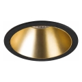 Ideal Lux - LED-upotettava valaisin GAME TRIM LED/11W/230V 3000K CRI 90 halkaisija 8,5 cm IP40 kultainen/musta