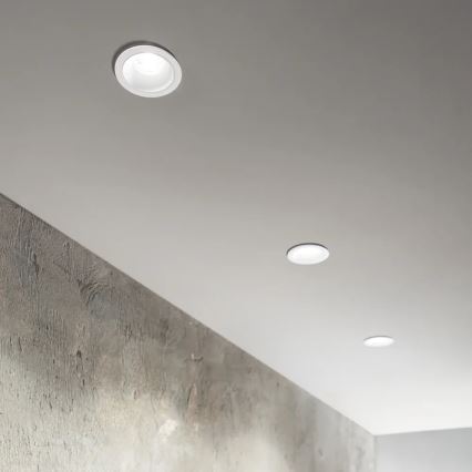 Ideal Lux - LED-upotettava kattovalaisin GAME TRIM LED/11W/230V 4000K Ra 90 Ø 8,5 cm IP40 valkoinen