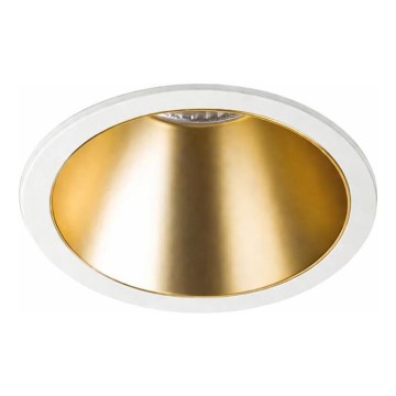 Ideal Lux - LED-uppovalaisin GAME TRIM LED/11W/230V 3000K CRI 90 hal. 8,5 cm IP40 kultainen/valkoinen