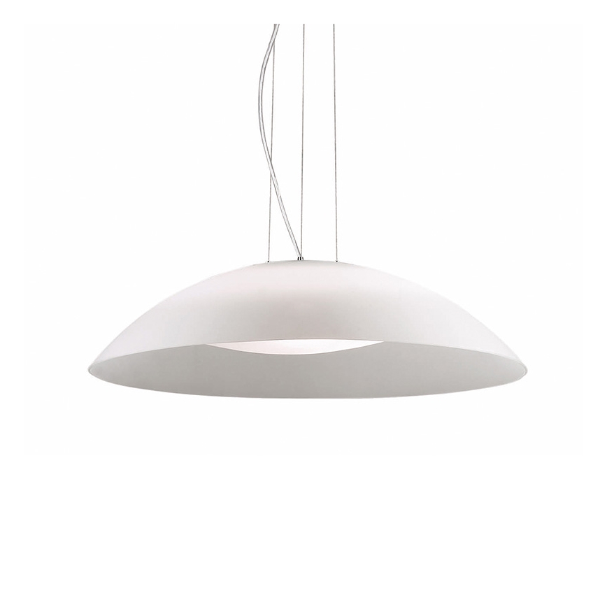 Ideal Lux - LENA-riippuvalaisin kaapelilla 3xE27/60W/230V Ø 64 cm valkoinen
