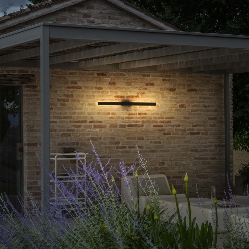 Ideal Lux - LED-ulkoseinävalaisin LINEA LED/23W/230V CRI 90 144 cm IP54 musta