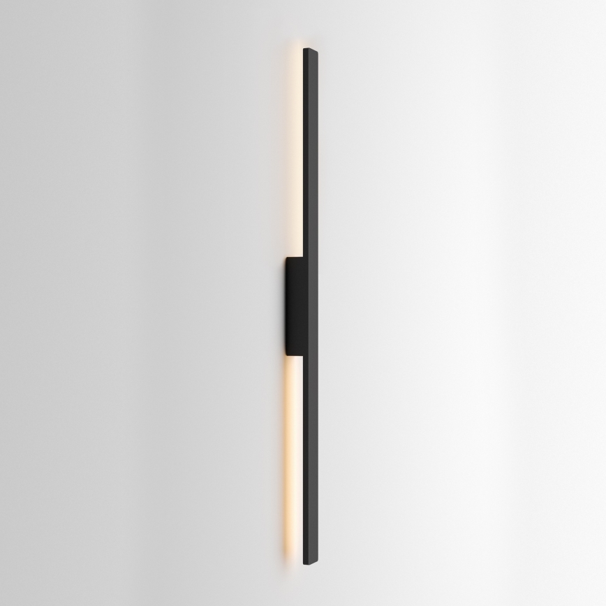 Ideal Lux - LED-ulkoseinävalaisin LINEA LED/23W/230V CRI 90 144 cm IP54 musta