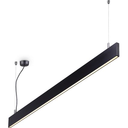 Ideal Lux - LINUS LED-riippuvalaisin vaijerilla LED/32W/230V 3000K CRI 90 120 cm musta