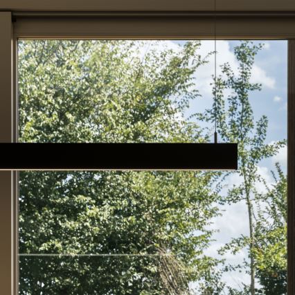 Ideal Lux - LINUS LED-riippuvalaisin vaijerilla LED/32W/230V 3000K CRI 90 120 cm musta