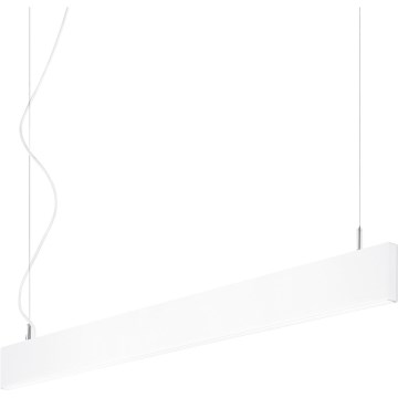 Ideal Lux - LINUS LED-riippuvalaisin vaijerilla LED/32W/230V 4000K CRI 90 120 cm valkoinen