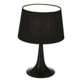 Ideal Lux - LONDON-pöytävalaisin 1xE27/60W/230V musta