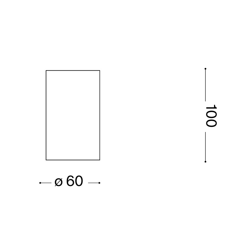 Ideal Lux - LOOK LED-kohdevalaisin 1xGU10/7W/230V CRI 90 halkaisija 6 cm messinki