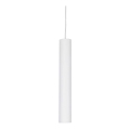 Ideal Lux - LOOK LED-riippuvalaisin kaapelilla 1xGU10/7W/230V CRI 90 halkaisija 6 cm valkoinen