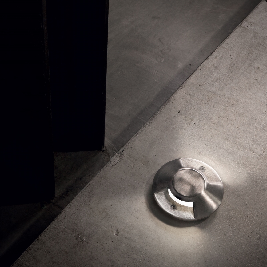 Ideal Lux - LED sisäänajovalaisin ROCKET LED/3W/230V CRI 90 IK08 IP67 mattakromi