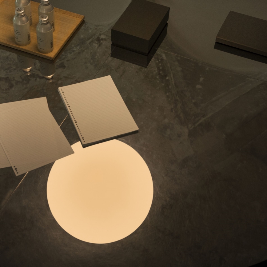 Ideal Lux - MAPA riippuvalaisin vaijerilla 1xE27/42W/230V, halkaisija 50 cm, valkoinen