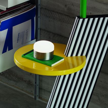 Ideal Lux - LED himmennettävä kosketusohjattu pöytävalaisin MIGNON LED/5W/5V 1500 mAh halkaisija 10 cm CRI 90 kiiltävä kromi