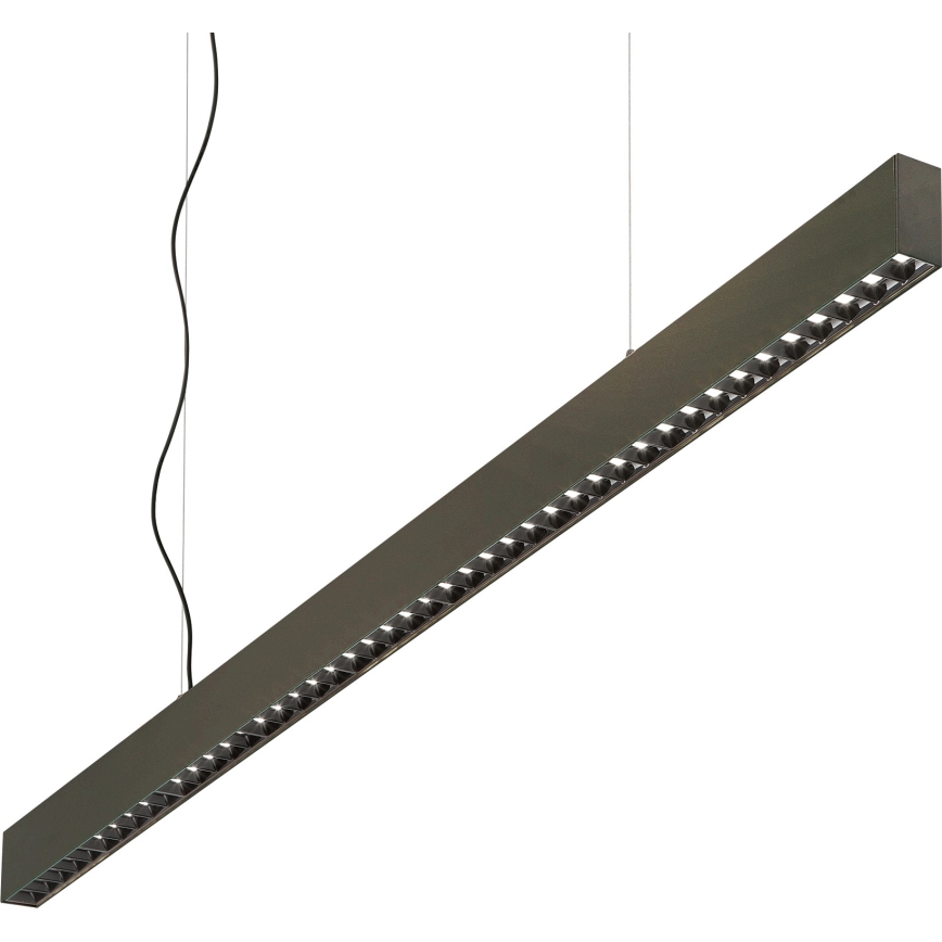 Ideal Lux - OFFICE LED riippuvalaisin kaapelilla LED/30W/230V 3000K CRI 90 musta