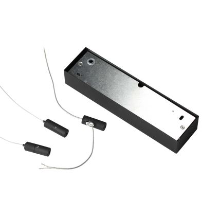 Ideal Lux - LED-riippuvalaisin vaijerilla ORACLE LED/53W/230V 3000K CRI 90 halkaisija 90 cm musta