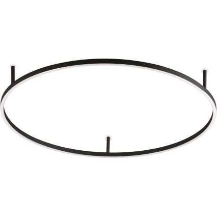 Ideal Lux - LED-kattovalaisin ORACLE SLIM LED/53W/230V 3000K CRI 90 halkaisija 90 cm musta