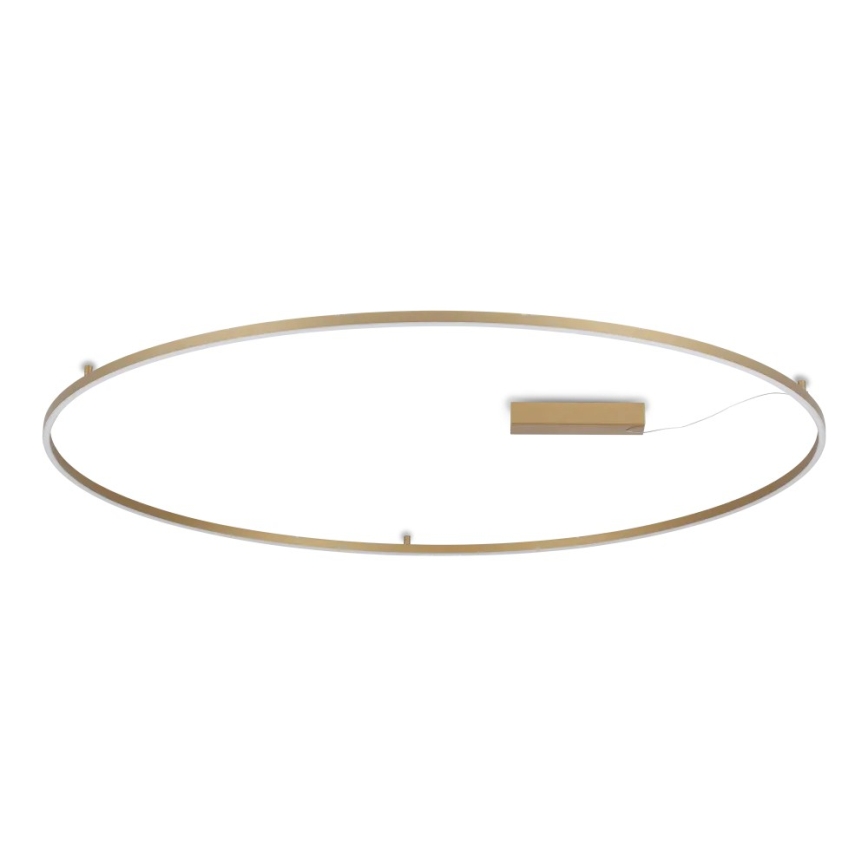 Ideal Lux - LED-kattovalaisin ORACLE SLIM LED/81W/230V 3000K CRI 90 Ø 150 cm kullanvärinen