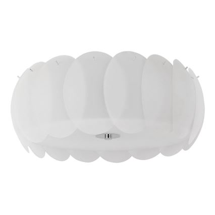 Ideal Lux - OVALINO kattovalaisin 8xE27/60W/230V Ø 53,5 cm valkoinen