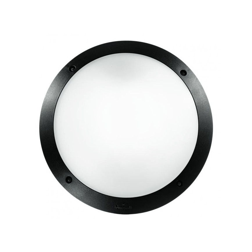 Ideal Lux - POLAR ulkoseinävalaisin 1xE27/23W/230V IP66, musta