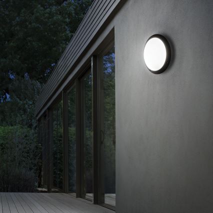 Ideal Lux - POLAR ulkoseinävalaisin 1xE27/23W/230V IP66, musta