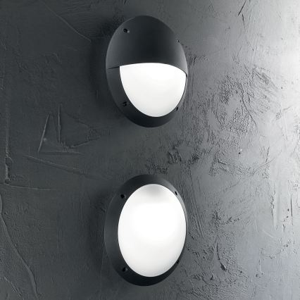 Ideal Lux - POLAR ulkoseinävalaisin 1xE27/23W/230V IP66, musta
