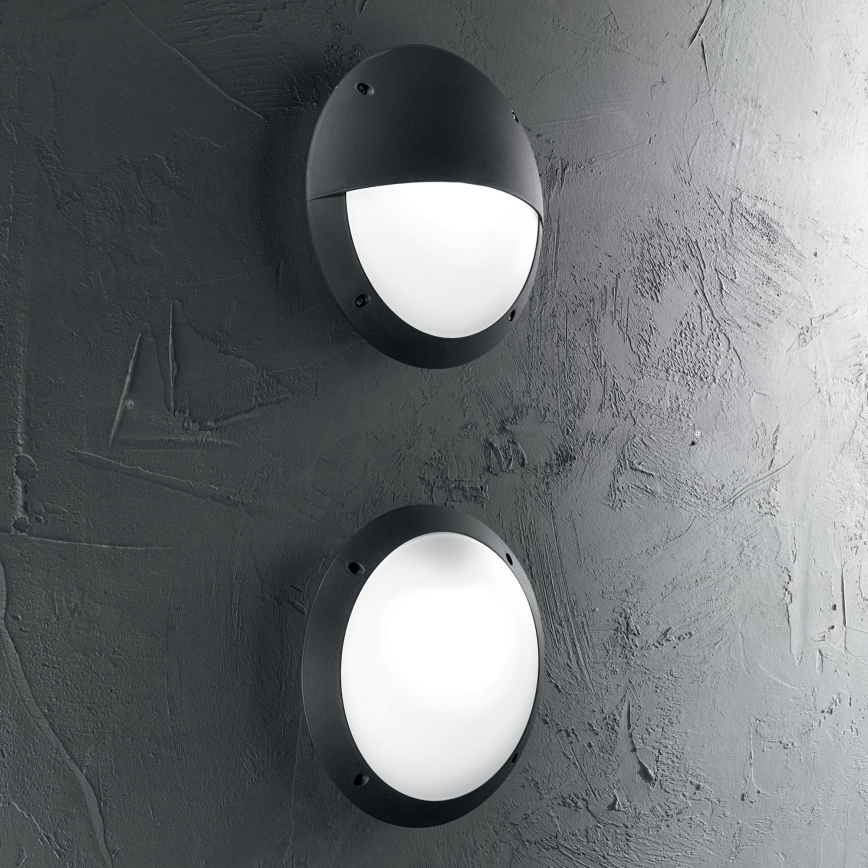Ideal Lux - POLAR ulkoseinävalaisin 1xE27/23W/230V IP66, musta