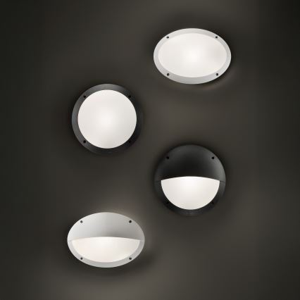 Ideal Lux - POLAR ulkoseinävalaisin 1xE27/23W/230V IP66, musta