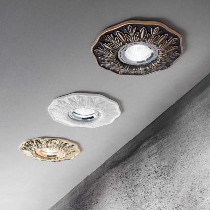 Ideal Lux - POLKA uppovalaisin 1xGU10/50W/230V pronssi