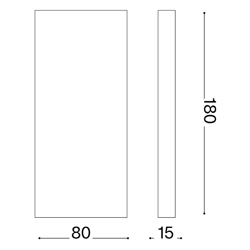 Ideal Lux - POST-IT LED ulkoseinävalaisin LED/6W/12V CRI 90 messinki