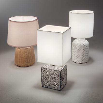 Ideal Lux - Pöytälamppu KALI 1xE14/40W/230V kerma/beige