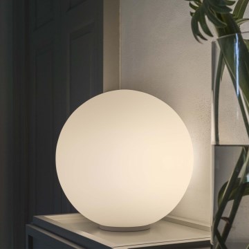 Ideal Lux - Pöytälamppu MAPA 1xE27/42W/230V Ø 40 cm valkoinen