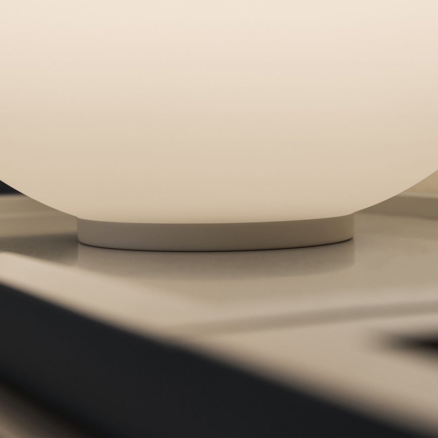 Ideal Lux - Pöytälamppu MAPA 1xE27/42W/230V Ø 40 cm valkoinen