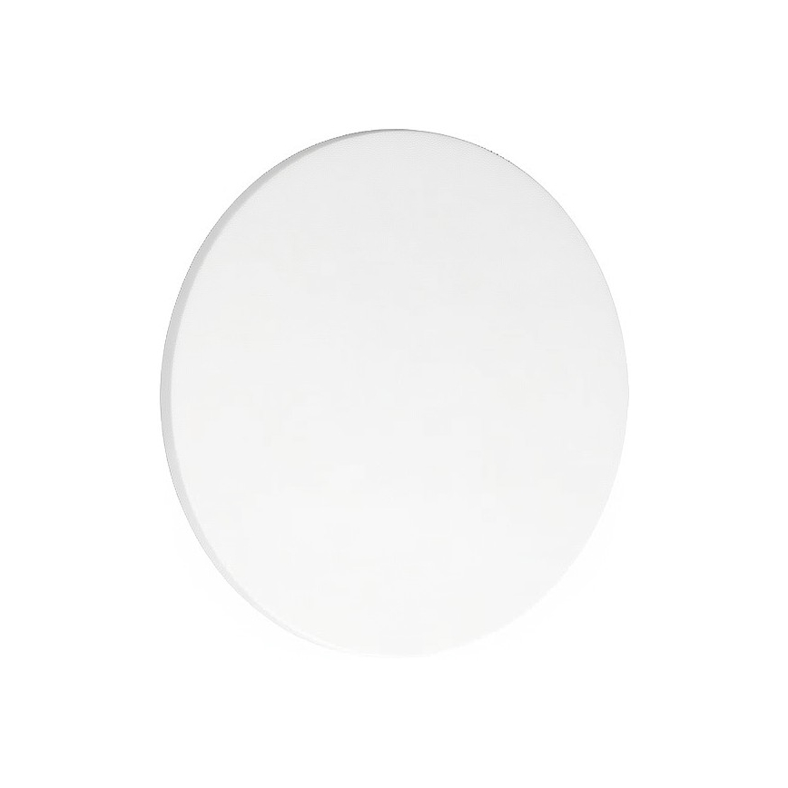 Ideal Lux - PUNTO LED ulkoseinävalaisin 9W/230V CRI 90 Ø 18 cm IP54 valkoinen