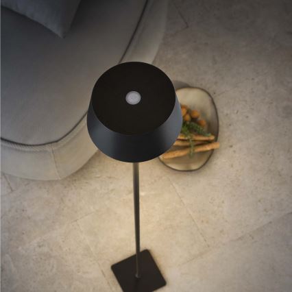 Ideal Lux - LED himmennettävä kosketusohjattu ulkovalaisin PURE LED/1,5W/3,7V 2200 mAh CRI 90 IP54 musta