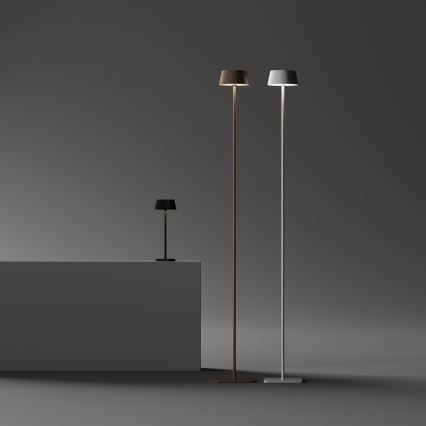 Ideal Lux - LED himmennettävä kosketusohjattu ulkovalaisin PURE LED/1,5W/3,7V 2200 mAh CRI 90 IP54 musta