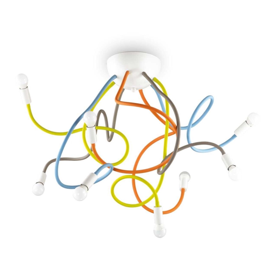 Ideal Lux - Riippukattokruunu MULTIFLEX 8xE14/28W/230V