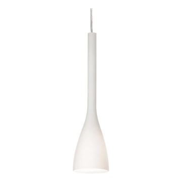 Ideal Lux - Riippuvalaisin johdolla FLUT 1xE14/40W/230V halkaisija 10,5 cm valkoinen